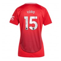 Maglie da calcio Manchester United Leny Yoro #15 Prima Maglia Femminile 2024-25 Manica Corta